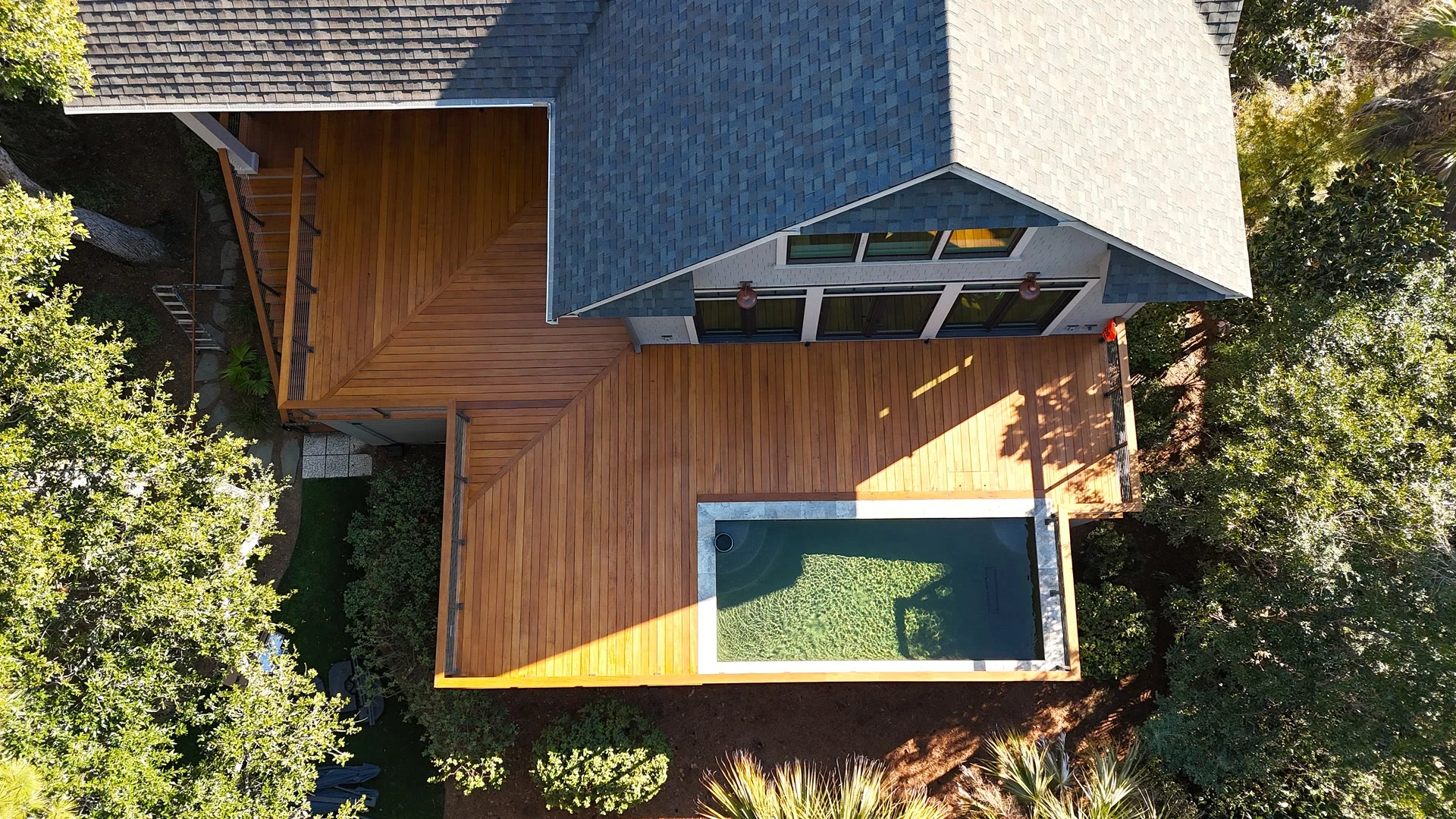 Garapa Deck Restoration — Pool surround